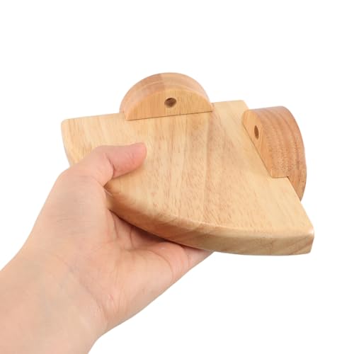 Estante de esquina de madera con diseño triangular que ahorra espacio 6
