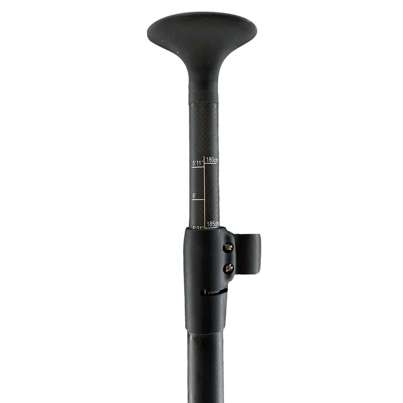 SIDEON Pagaie Carbone Paddle Ajustable 180/220 Noir