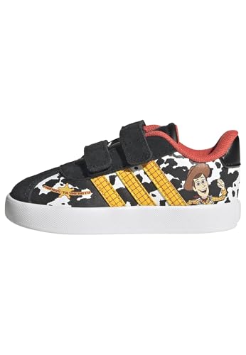 adidas Unisex-Baby Pixar VL Court 3.0 Hook & Loop WhiteWhiteBlack 10