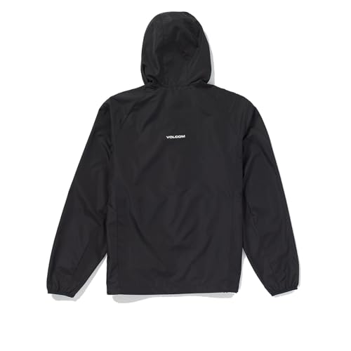 Image of Volcom Men's Wavern Water-resistant Windbreaker Jacket - Zip-up With Adjustable Hood