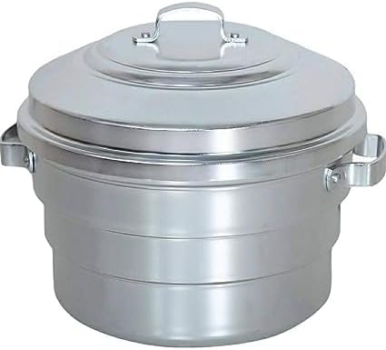 AGROMARK Aluminium Idly/Idiyappam Maker-Steamer-Cooker (Hard-Anodized Aluminum).Non Induction Idli Maker (3 Plates, 17 Idlis)