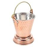 Rangement optimisé : grâce à son joint hermétique et à sa forme compacte en métal, votre boîte à épices ou votre bac à boissons protège son contenu, préserve sa fraîcheur et se transporte facilement aussi bien en cuisine qu’en extérieur. seau isotherme en métal avec poignées, idéal pour les fêtes et événements