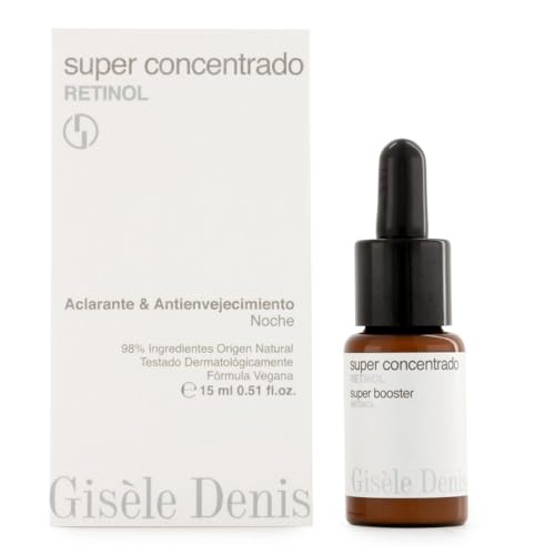 GISÈLE DENIS - Super Concentrado Facial de Retinol 15 ml, Efecto Aclarante y Antienvejecimiento, Regenerante y Despigmentante, Cuidado Facial, Aporta Renovación, Todo Tipo de Piel, Fórmula Vegana