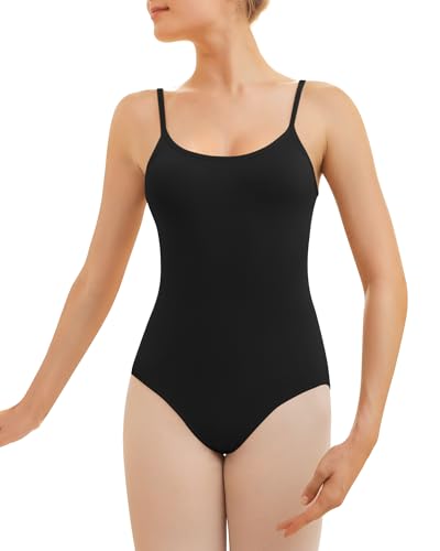 Image of Stelle Women's Ballet Leotard for Dance Scoop Neck Double Lined Bodysuit | Scoop neckline, Stretch fabric, Breathable, Comfort fit, Bodysuit, Ballet clothes, Dance class, Contemporary dance