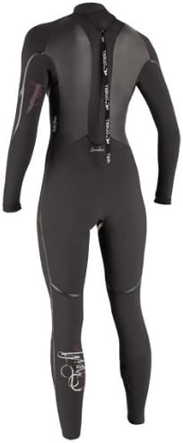 O'Neill Women's D-Lux 3Q Zip 3/2 FSW (Black)