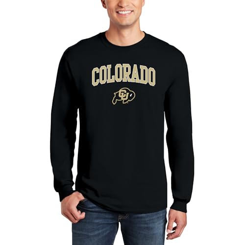 UGP-Campus-Apparel-AL03-University-of-Colorado-Buffaloes-Arch-Logo-Long-Sleeve-T-Shirt-X-Large-Black
