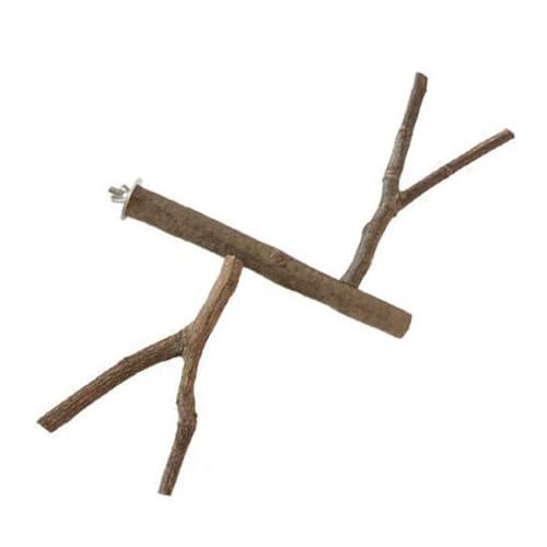 LEDMOMO オウム立ちポール ねずみ 鶏フィーダー うさぎ コープ 鳥かご おもちゃ オウム退屈グラインディング グッズ とまり木スタンド オウムスタンド 鳥の遊具 オウムのスタンド 木製