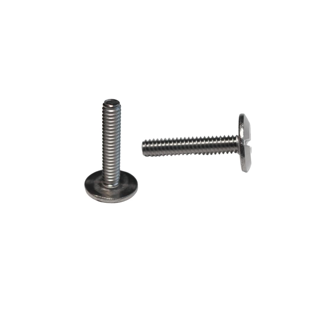 Kit 10 Bulloni In Acciaio Inox 18-8 Per Persiane Anti-uragano, 1/4-20 X 1-1/2, Testa Bassa Combo Phillips E Slotted, FastenerCart