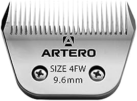 ARTERO A5 Wide Blade #4WF, 0.38" (9.6mm) Detachable Dog Clipper Blade – A5 Compatible – Stainless Steel Grooming Blade for Medium to Long Coats – Professional Pet Grooming Tool image 2