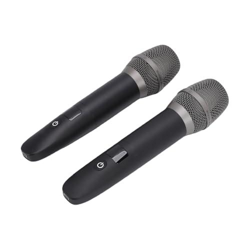 Drfeify 2.4G Wireless Microphone, Zero delay Clear Reception with DSP chip Locking Technology, for Karaoke Performance Teaching and Professional Singing - Thumbnail 4