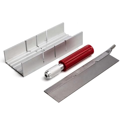 SMB Precision Metal Mitre Box With Razor Saw (1/4/10/25/100) (1)