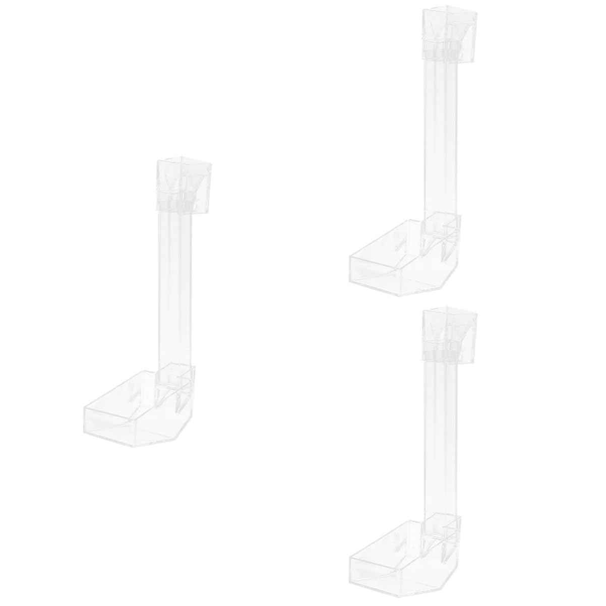 POPETPOP 3pièces Distributeur Transparent pour Aquarium Tube Alimentation Pratique pour Crevettes Et Poissons Fixation avec Ventouses Conception Anti-Pollution