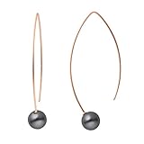 Perlenschmuck mit Designanspruch made in Germany: Hochwertige Edelstahlohrstecker matt, gefertigt in der eigenen Manufaktur in Deutschland, aus unempfindlichem und hautfreundlichem Material.