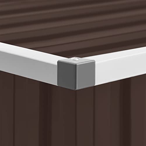 Beyamis Irfora Auflagenbox Wasserdicht Groß Gartenbox Metall Kissenbox Aufbewahrungsbox Garten Gartentruhe… – Bild 5