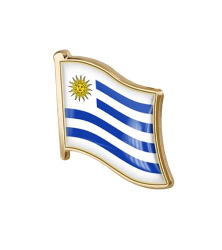Image of World Most Countries Single Pin Brooch Badge United States USA America and Other Countries Cross Friendship Pin Badge for Men Women