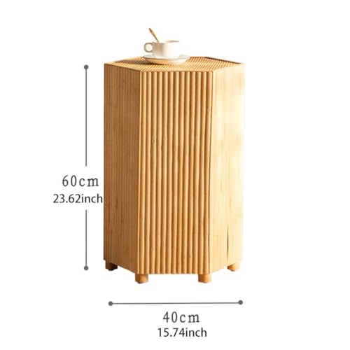 Table d'appoint salon bois petite table ronde canapé et balcon