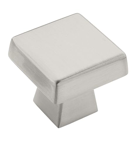 Amerock | Cabinet Knob | Satin Nickel | 1-1/2 inch (38 mm) Length | Blackrock | 1 Pack | Drawer Knob | Cabinet Hardware