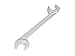 TEKTON 22 mm Angle Head Open End Wrench | WAE84022