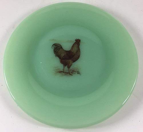 Plain & Simple Pattern - Bread Plate - Mosser USA/Rosso Glass Exclusive - 6