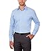 Van Heusen Men's Poplin Regular Fit Solid Point Collar Dress Shirt, Cameo Blue, 16.5