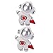 TOYANDONA 2 Piezas Espacio Astronauta Llavero Astronauta Llavero Colgante 3D Astronauta Colgante Llavero Bolsa Colgante Adorno Colgante ( )