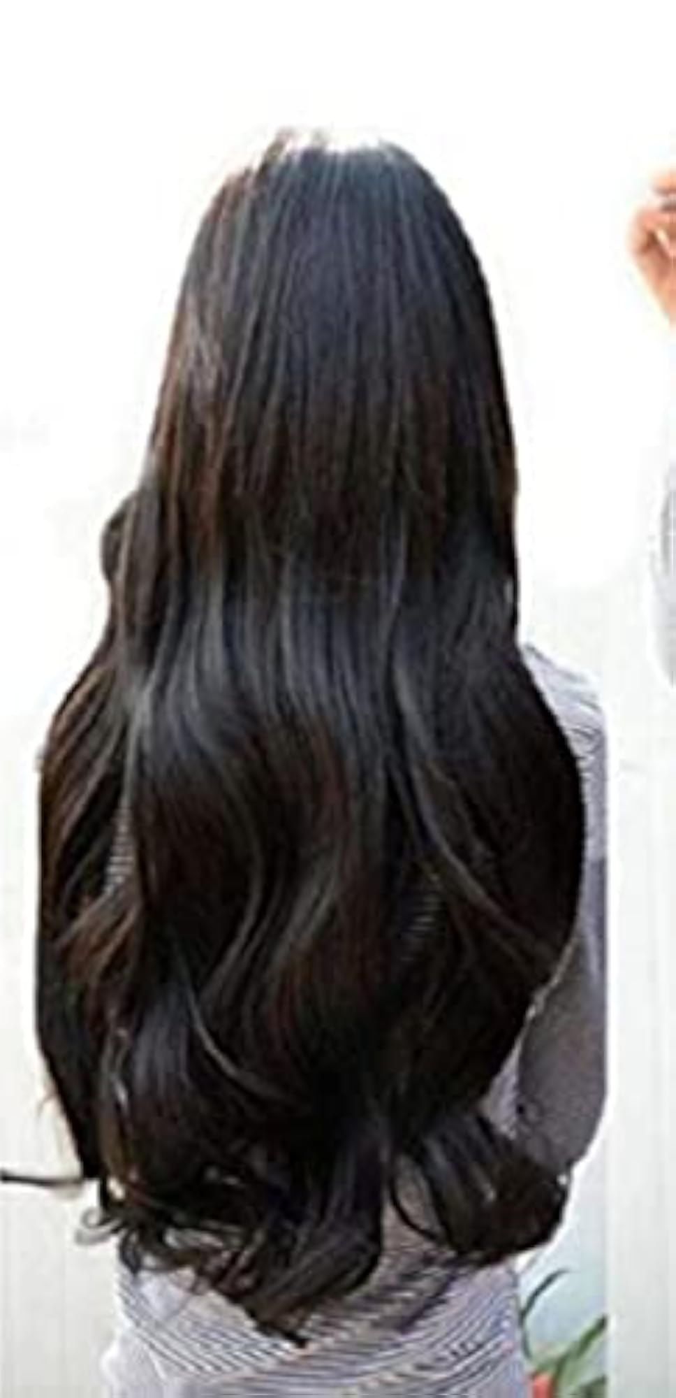 Women's Full Head Medium Straight Hair Wig, 20 Inch