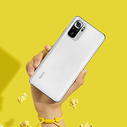 Xiaomi Redmi Note 10S - Smartphone 6GB+64GB, 6.43” AMOLED DotDisplay, MediaTek Helio G95, 64MP Quad Camera, 5000mAh, Pebble White (UK Version+2 Year Warranty)