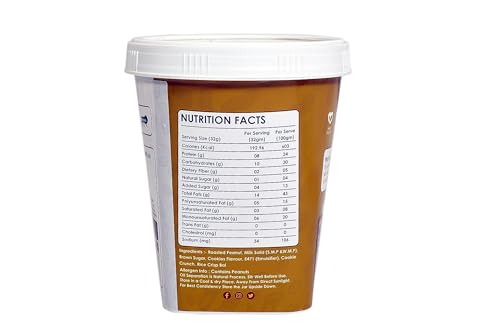 Image of Musclesupps Peanut Butter 1 Kg Cookies & Cream And Get Extra 1Kg Peanut Butter | High Protein Crunchy Peanut Spread With Cookie Chunks | Zero Trans Fat & Cholesterol | Rich In Healthy Fats & Fiber