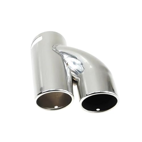 Embout d'échappement voiture double pour Skoda Octavia 2007-2014, pot de silencieux en inox