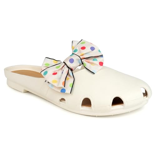 Image of CASSIEY Fashion Slippers For Women slipper Printed Bow design Slip on Flat Sandals