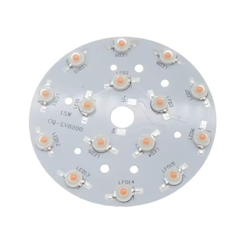 LED de 15W con base de aluminio de 90mm para una iluminación cálida y duradera