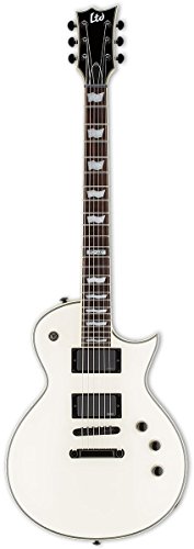 Guitare électrique solid body EC 401 LTD blanche pour rock et metal - 2