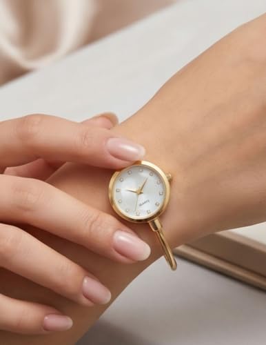 Image of Pearl end Watch with Cuff Bracelet (280)