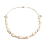 Alegend Necklace Natural Sea Shell White Starfish Conch Summer Beach Cowrie