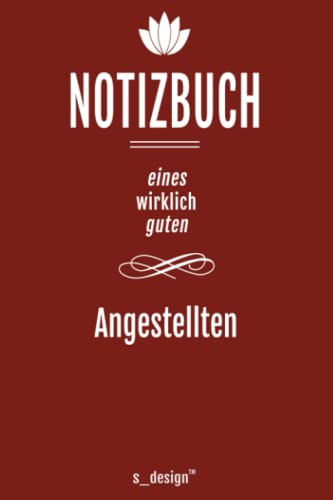 Notizbuch für Angestellte / Angestellter / Büro-Arbeiter / Kollegen: Originelle Geschenk-Idee [120 Seiten liniertes blanko Papier]