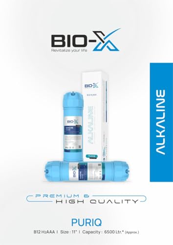 Image of BIO-X Alkaline Filter B12-H,AAA | Anti-Bacterial, Anti-Oxidant, Mineral Enhancer | Water Purifier Cartridge by PURIQ