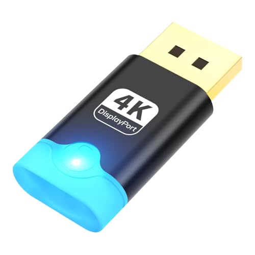 Oxxggkao Conectores DP universales compatibles con adaptadores de pantalla virtual de resolución 4K 60Hz para una expansión de flujo de trabajo sin problemas