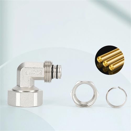 Racor codo Pex 1216 DN15 rosca hembra BSPP para tubería multicapa aluminio 7