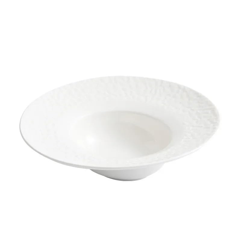Talerze na przekąski Ceramiczny szeroki talerz restauracyjny głęboki talerz sałatkowy gruby talerz do zupy serwis tanie talerze