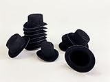 CalCastle Craft 12 Pc Top Hat 2', 4', 4.5', 6.5', 8' Party Decoration (2' - 12 pc)