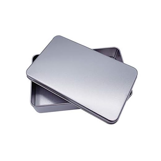 KOMOSO 5 st ljus tomma metallburkar mini plåtlåda med lock aluminium tenn burkar tillbehör ljus hantverk set för att tillverka silver