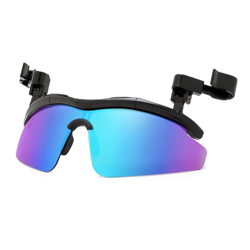 FEISEDY Polarized Clip On Sunglasses Clip Cap Sports Sunglasses UV400 Sunglasses for Mens Womens Fishing Cycling Hiking B0356