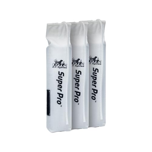 D.T. Systems Cordura Nylon Dog Training Dummy, Bright White, Large, 3-Inch by 12-Inch, 3-Pack