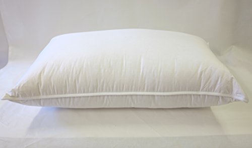 Continental Bedding White Goose Down Luxury Pillow, 550 Fill Power (Queen)