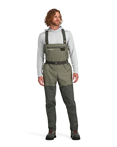 image for Simms Men's Tributary Stockingfoot Chest-High Fishing Waders - Durable