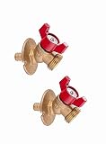 2 Piece EFIELD 1/2 in. Pex Inlet x 3/4 in. MHT Outlet Sillcock Hose Bibb
