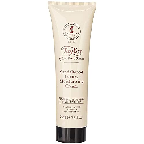 Taylor of Old Bond Street Sandalwood crème de rasage contre la peau sèche et les rougeurs