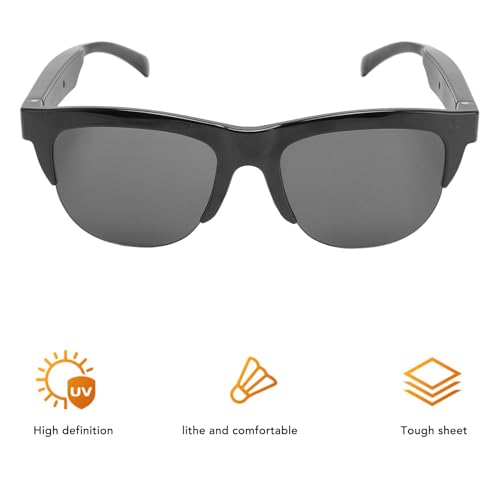 AI Smart Brille, Bluetooth Audio Sonnenbrille für Frauen und Männer mit Mikrofon und Lautsprecher, Berührungskontrolle, Musikanrufe für Outdoor Sportarten – Bild 3