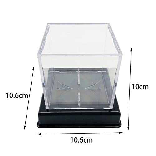 UGPLM Caixa de acrílico para exibição, caixa de armazenamento à prova de poeira, protetor visual, es