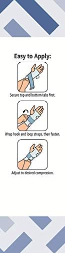 Amazon Brand - Solimo Women’s Wrist Splint, Left Hand, One Size